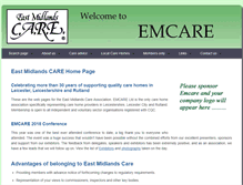 Tablet Screenshot of emcare.org.uk