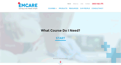 Desktop Screenshot of emcare.co.nz
