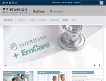 Tablet Screenshot of emcare.com